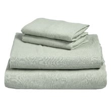 Cuffed & Piped Linen Sheet Set